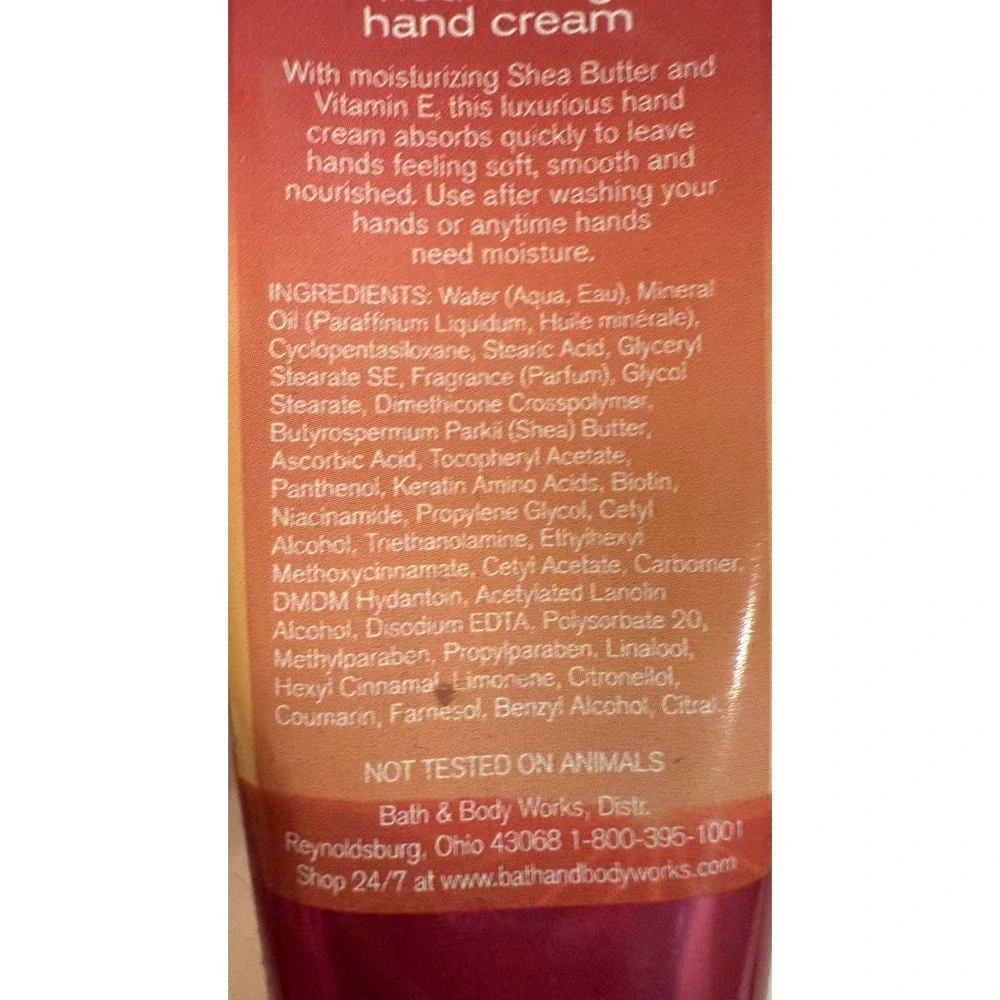 Bath & Body Works Napa Valley Sunset Hand Cream 2FL OZ